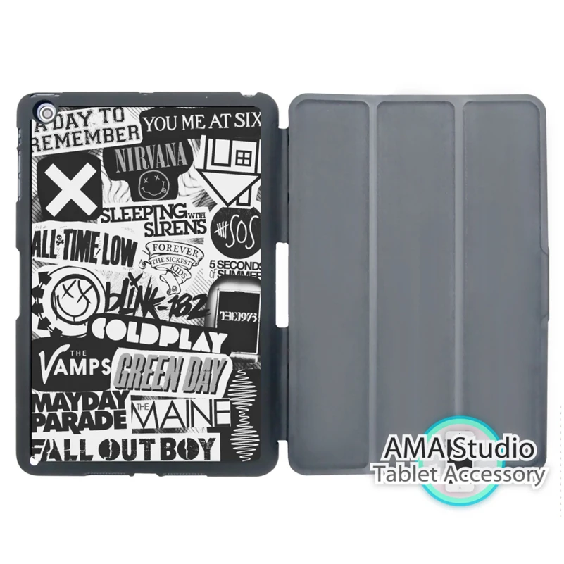 Green Day Coldplay Rock Band Case For Apple iPad Mini 1 2 3 4 Air Pro 9.7 Stand Folio Cover 10.5 12.9 2016 2017 a1822 New | Компьютеры и