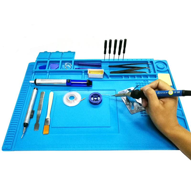 60W Temperature Adjustable Electric Soldering Iron+Heat resistant