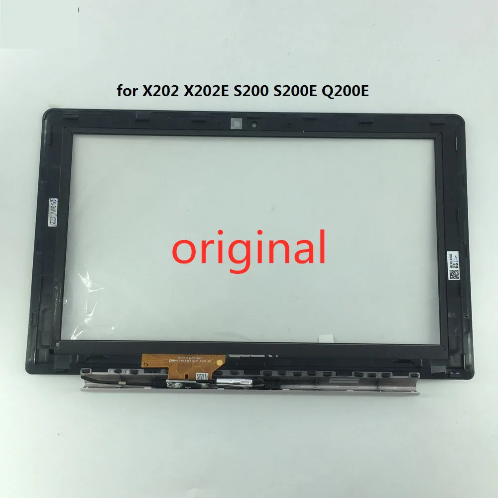 Для Asus Vivobook S200 S200E X202E Q200E сенсорный экран дигитайзер стекло сенсор панель Замена Черный