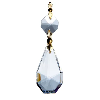

Crystal Garden Suncatcher Pear-Shaped Pendant Crystal Prisms For Chandelier Lamp Hanging Part Wedding Decor Tool 10 pcs/set