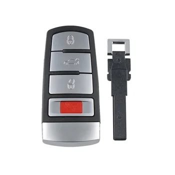 

Car Key Case Remote Smart Key Case Housing Shell Button For Volkswagen CC Passat