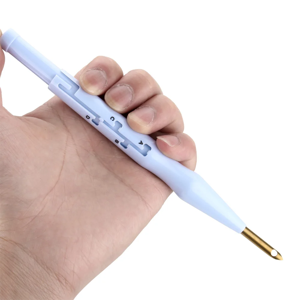 

Adjustable Punch Needle Stitching Kit Rug Yarn Needle Embroidery Pen Felting Threader Needles can CSV