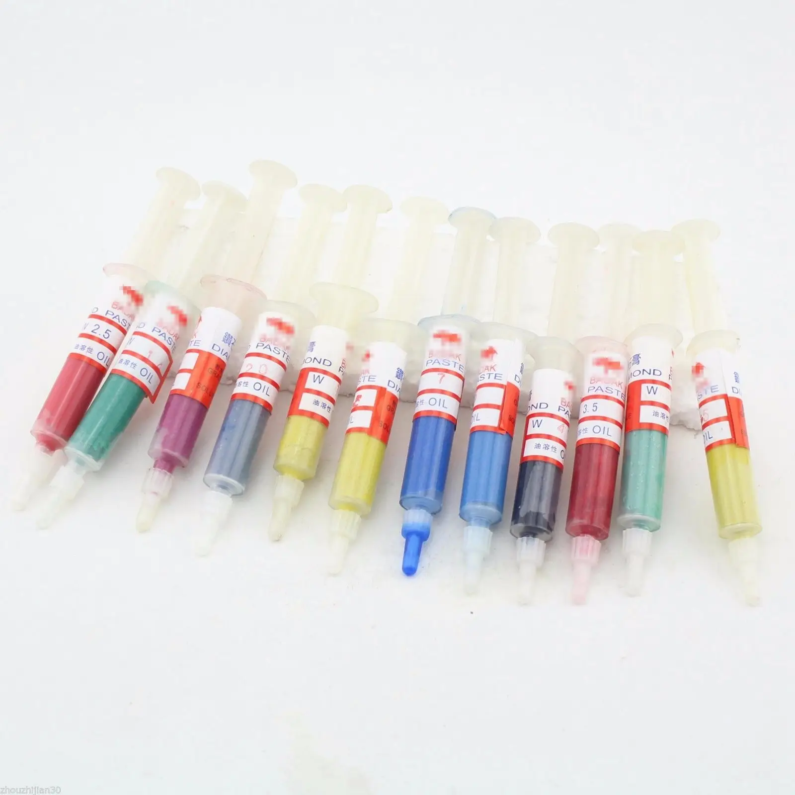 

12Pcs Diamond Polishing Lapping Paste Pastes Compound Set 5 Gram 0.5- 40 Micron ILOVETOOL