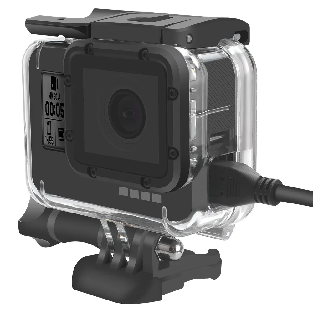 Wire Connectable Side Opening Protective Shell for GoPro Hero 5 6 Skeleton Housing Case HERO5 HERO6 Black Camera | Электроника