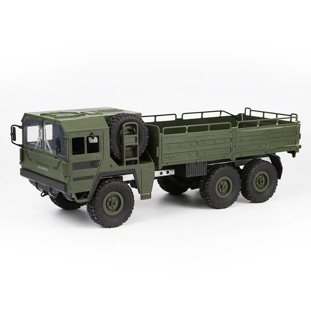 Military Truck Rock Crawler 1/16 2.4G 6WD Racing Toys Off-road RTR Remote Control RC Car Toys For Children Kids Gifts