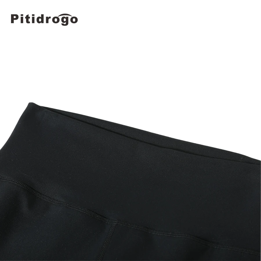 Pitidrogo, женские спортивные штаны для йоги, бега, высокая талия, для тренировки, Гибкие Леггинсы с контролем живота, KL103
