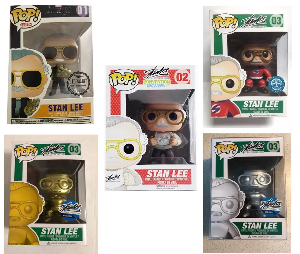Funko POP Marvel STAN LEE 01# 03# Vinyl action Figure Collectible Model Toy