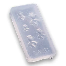 1 шт. различных размеров скраб маленькая золотая рыбка Жидкая силиконовая форма DIY Смола Ювелирная форма для изготовления ювелирных изделий