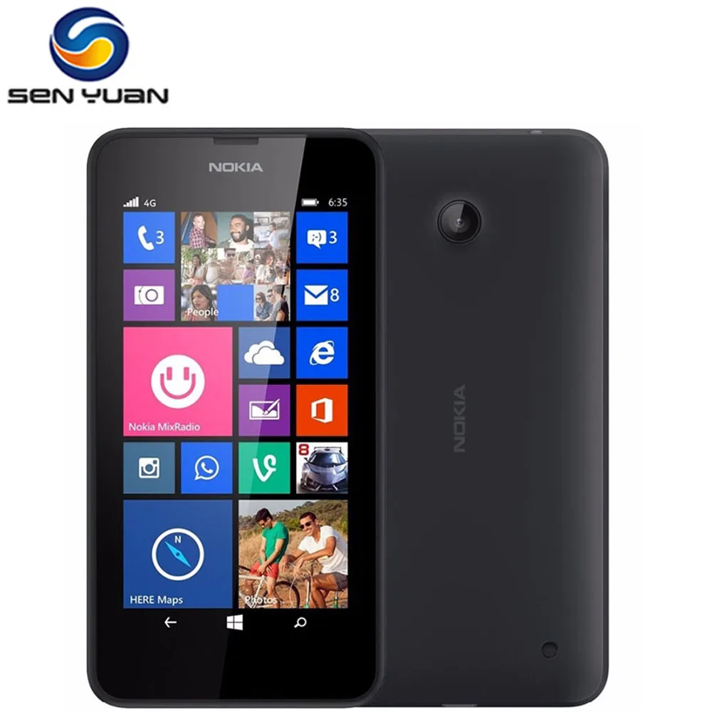 Nokia Lumia 635 Windows Phone 4," четырехъядерный 1,2 GHz 8G rom 5.0MP wifi gps разблокированный 4G LTE смартфон