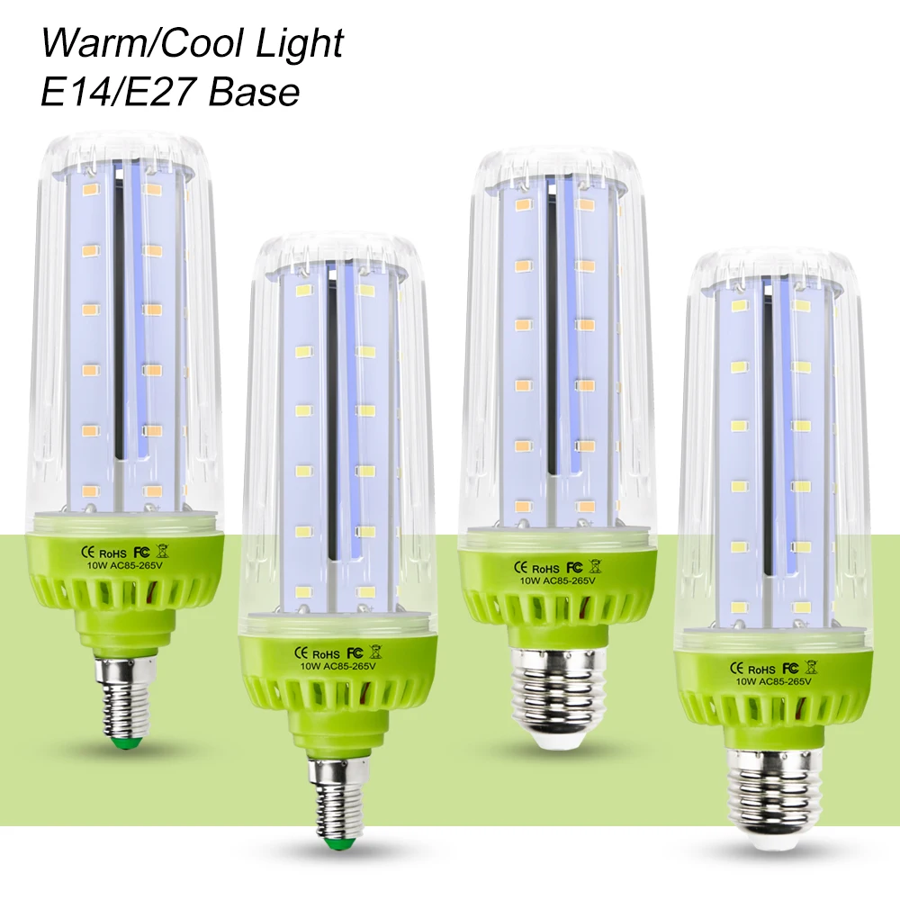 

LED Bulb 20W E14 Corn Bulb E27 LED Lamp 10W LED Light 15W Bombillas 220V Indoor Lamp 5736SMD Chandelier Candle Light No Flicker