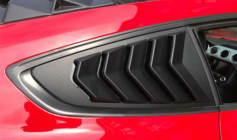 Для Ford mustang 2015 2016 2017 2018 2019 abs заднего стекла жалюзи крышка отделка