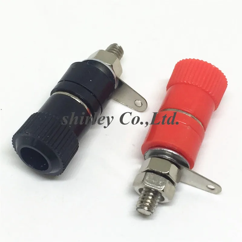 10PCS Terminal Blocks JS 910B JS 919 4mm Amplifier Terminal Connector