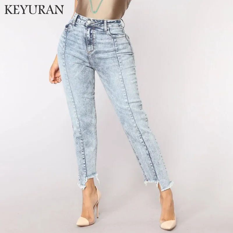 Boyfriend jeans for women high waist panties casual harem
