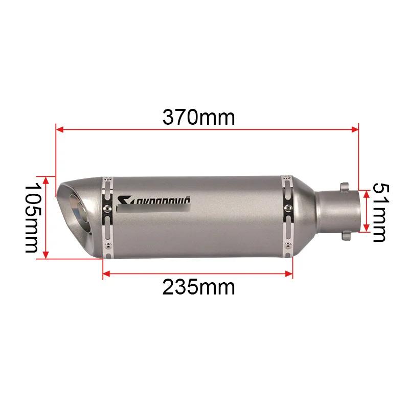 38-51 мм мотоцикл выхлопной глушитель выхлопной трубы модифицированный с дБ убийца для PCX150 CBR125 CBR150 MSX125 M3 MSX125SF CBR250 CBR300R