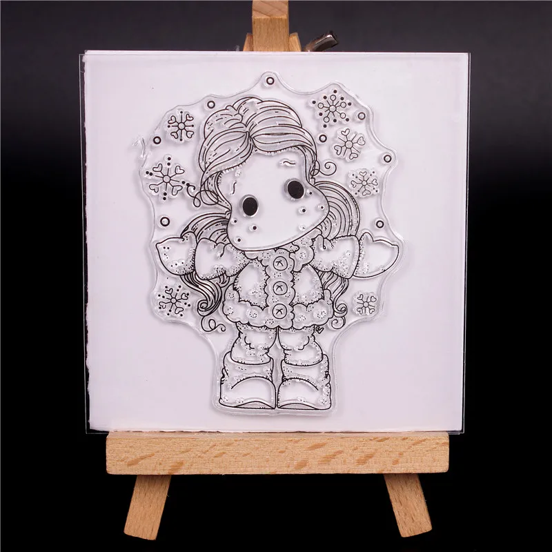 

New Alphabet Transparent Silicone Clear Rubber Stamp Sheet Cling Scrapbooking DIY Cute Pattern Photo Album PaperCard Decor Stamp