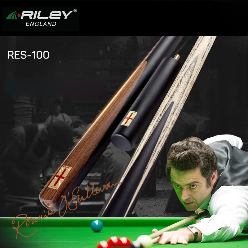 RILEY RES-100 3/4 Snooker Cue For Competition High-end Billiard Cue Kit Stick with RILEY CC-SR1 Case with Extension 9.5mm Tip