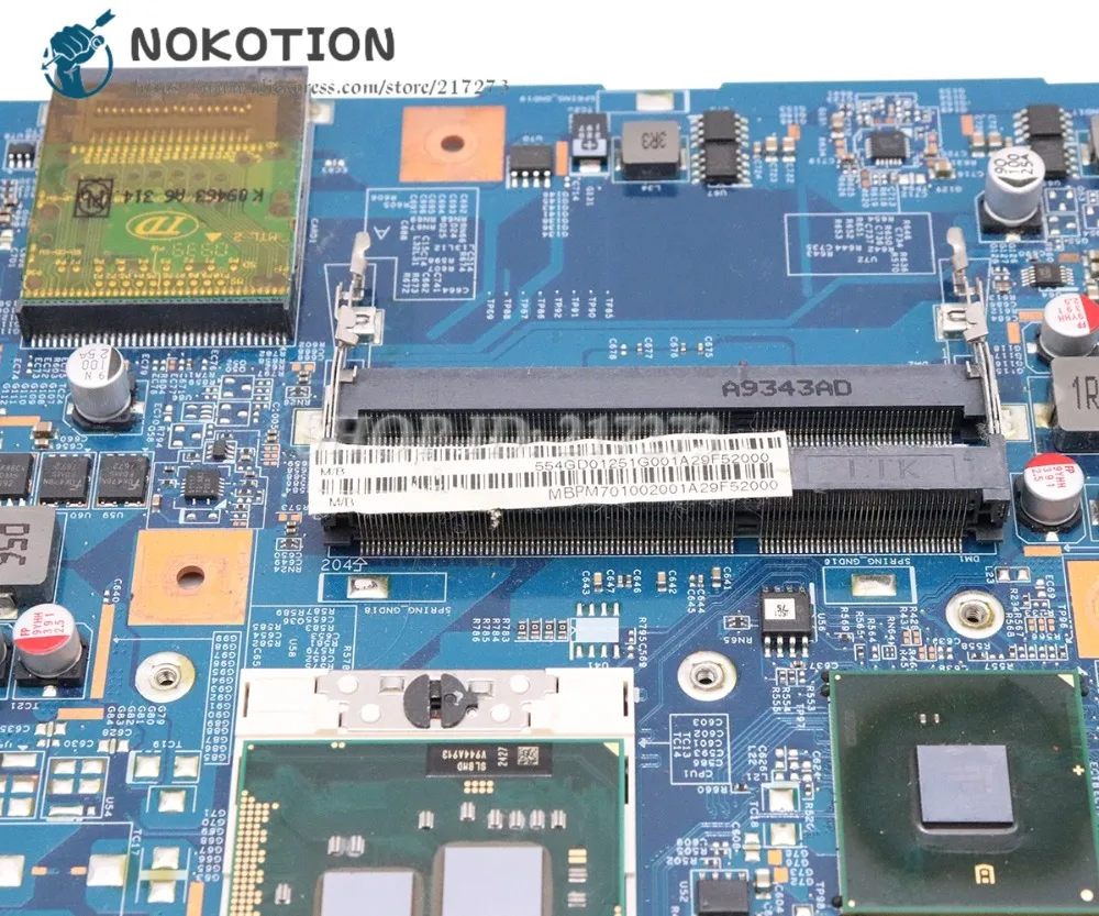 NOKOTION для acer aspire 5740 5740G материнская плата MBPM701001 MBPM701002 48.4GD01.01M JV50-CP MB 09285-1M основной BAORD HD5650 1GB