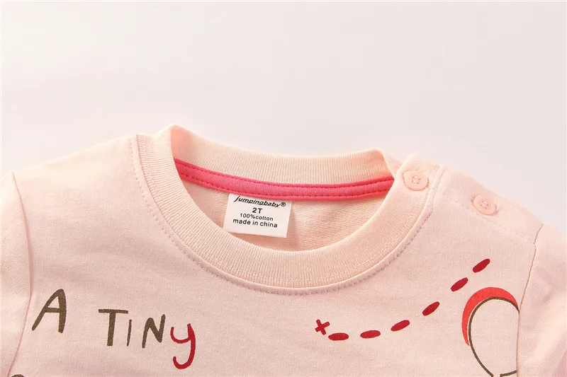 2016 New Children Girls Cotton Spring Autumn Sweatshirts Clothing Kids Long Sleeve T-Shirt For Jumpingbaby Brand Cartoon Hoodies07