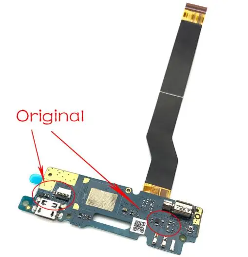 USB зарядный микрофон PCB разъем ПОРТ jack плата для asus zenfone 3 max zc520tl 5,2 зарядный порт - Цвет: Original Quality