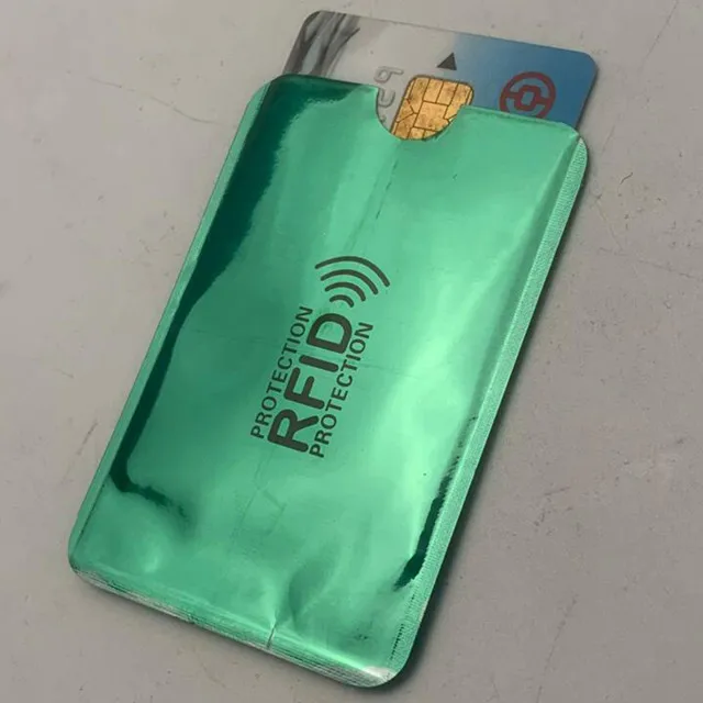 5 шт. Анти Rfid кошелек Блокировка ридер замок банк держатель для карт Id банковский чехол для карт Защита металлический кредитный держатель для карт Алюминий - Цвет: 5pcs Style 5