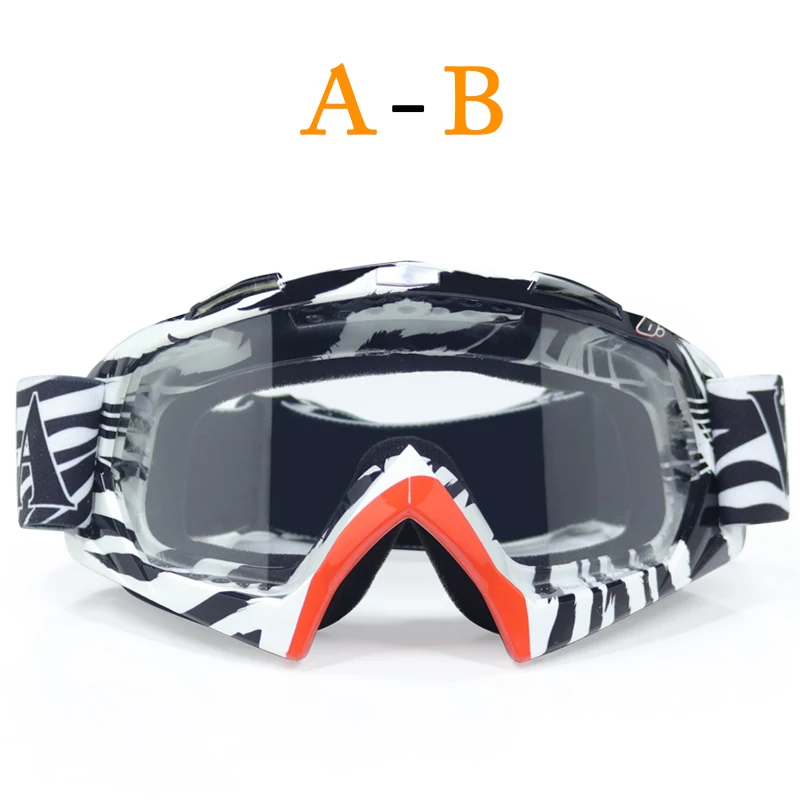 Взрослых мотокросса очки мотоцикл Скутер ATV MX внедорожные УФ защитные очки мотоцикл Велоспорт шлем очки - Цвет: A2