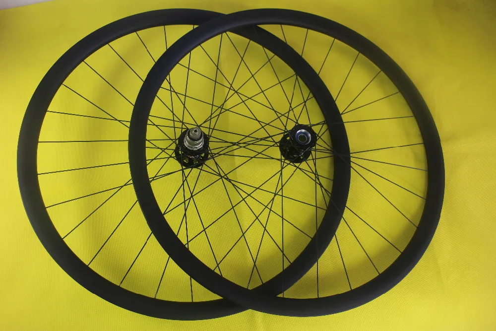 27 5 er MTB XC racing lefty carbon Wheel set 30 мм x 25 передняя 100 Задняя 135 Внутренние соски для