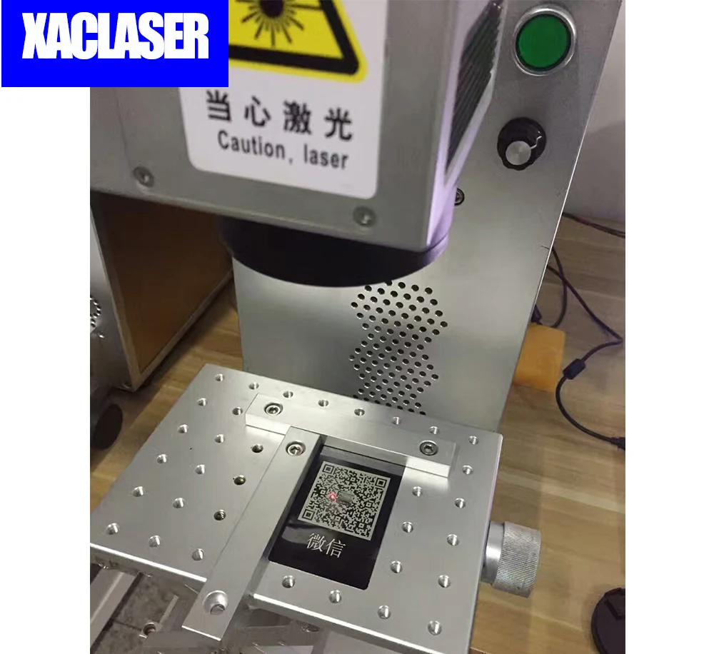 Automatic 30W Fiber Laser Marking machine System for gloden siver jewelry laser marking machine