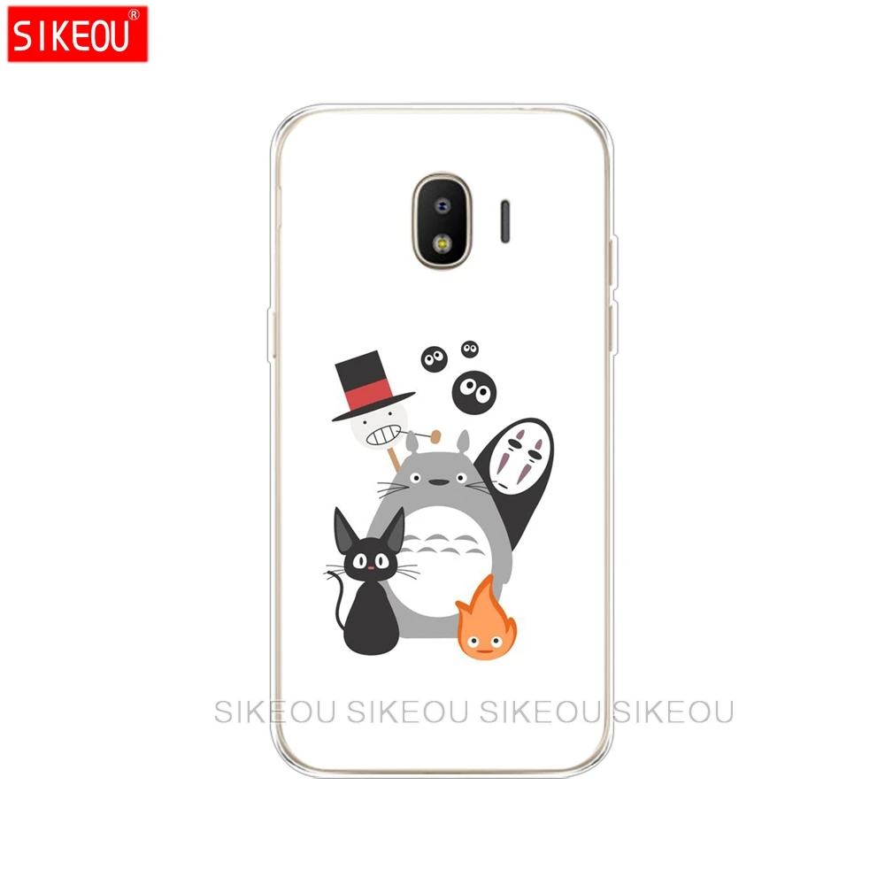 Силиконовый чехол для телефона Samsung Galaxy J3 J5 J7 2017 J330 J530 J730 PRO j2 2018 Spirited Away Totoro no