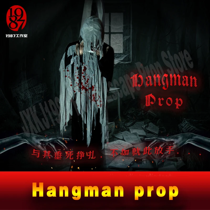 Jxkj1987real life комплект для побега hangman prop дома или профессионального наездника