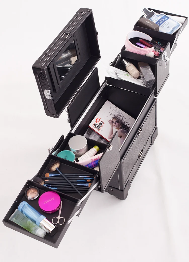 Cosmetic-Bags-Trolley-Nails-Makeup-Case-with-Rolling-Beauty-Box-Toolbox-Travel-Luggage-17-inch-Cabin