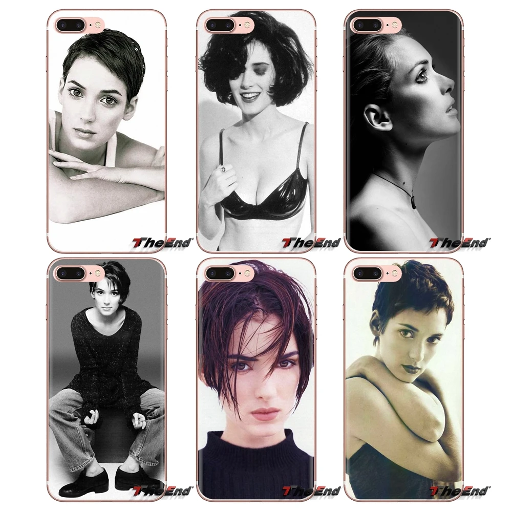 Soft Transparent Cases Covers Winona Ryder Rolling Stone For iPod Touch Apple iPhone 4 4S 5 5S SE 5C 6 6S 7 8 X XR XS Plus MAX |