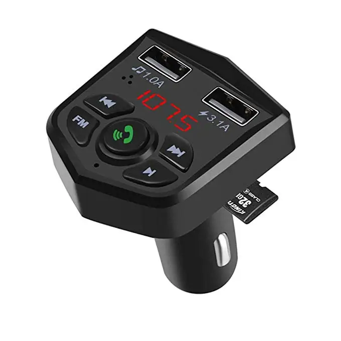 Handsfree беспроводной fm передатчик Bluetooth 5 0 автомобильный комплект 3.1A Быстрая