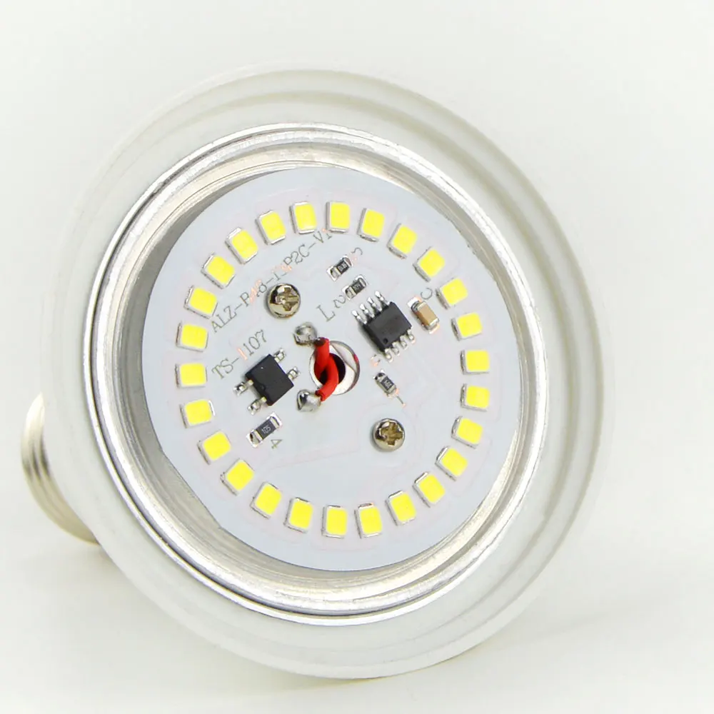 Полная мощность Светодиодная лампа E27 3 Вт 5 7 9 12 15 220 в 230 240 В умная IC Dirver домашняя