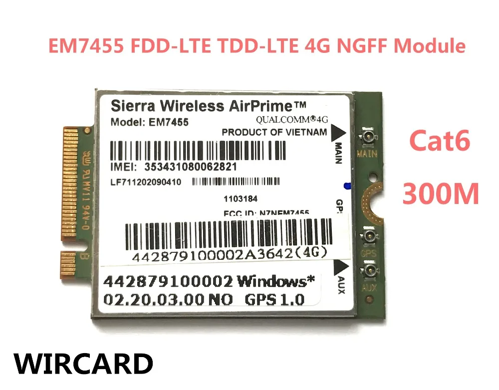 usb sim card modem 4g EM7455  FDD/TDD LTE Cat6 4G MODULE 4G CARD For Laptop usb wifi modem for desktop pc