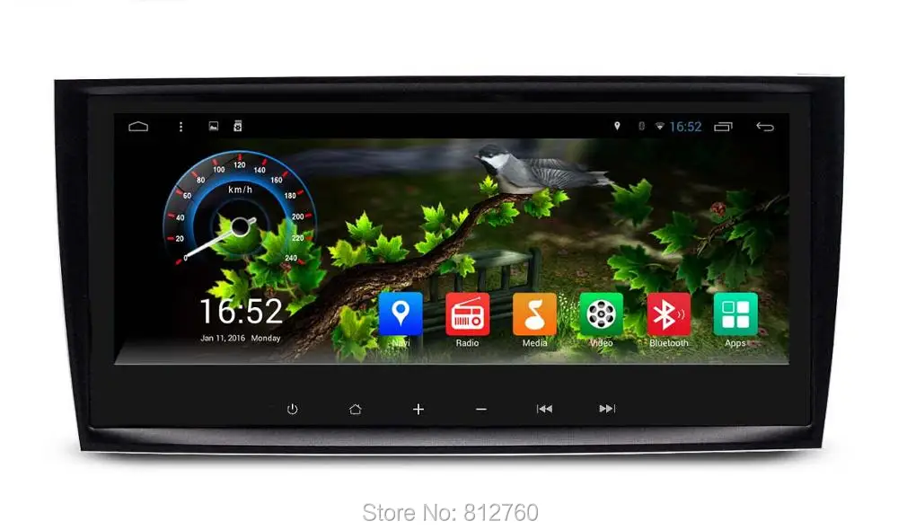 Clearance Android 6.0 Quad Core 2 din 8.8" HD 1280*480 Car DVD GPS Player Radio For Mercedes Benz CLK W209 2006-2011 CLS W219 2006-2008 0