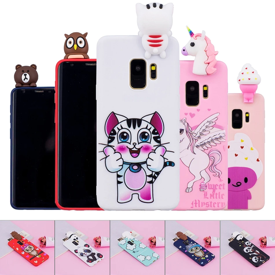 Новый 3D экран для J3 J5 J7 A3 A5 A7 2017 2018 S6 s7 S8 Note8 edge plus чехол Сова мягкий телефона samsung galaxy