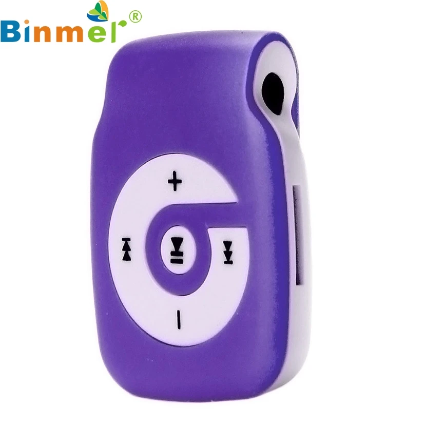 Binmer A18 Mecall мини зажим металлический USB MP3 плеер Поддержка Micro SD TF карта музыкальный медиа