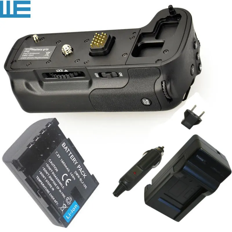 

DMW-BGGH3 Battery Grip + DMW-BLF19E BLF19 Battery + DMW-BLF19E Charger for Panasonic Lumix DMW-GH3 GH3 DMW-GH4 GH4 Camera.