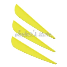 100 шт. 3 дюймов Пластик стрелка Fletching лопасти для DIY стрелка из лука