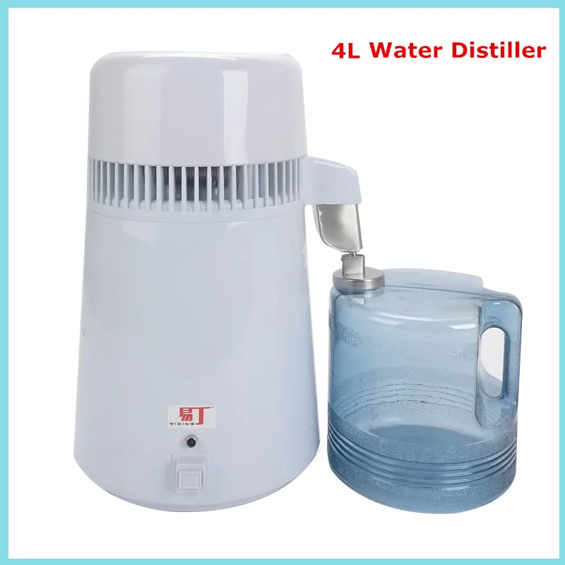 4L Stainless steel pure Water Distiller machine Water Purifier