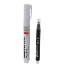 Перманентный маркер для шин белого цвета, ручка для автомобильных шин и шина для мотоциклов 1 комплект