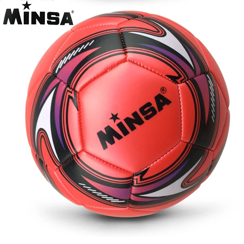Новый бренд 2018 Официальный стандартный футбольный мяч MINSA Размер 5 тренировочный