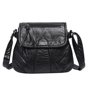 

New trend Women Messenger Bags Crossbody Soft PU Leather Shoulder Bag High Quality Fashion Women Bags Handbags