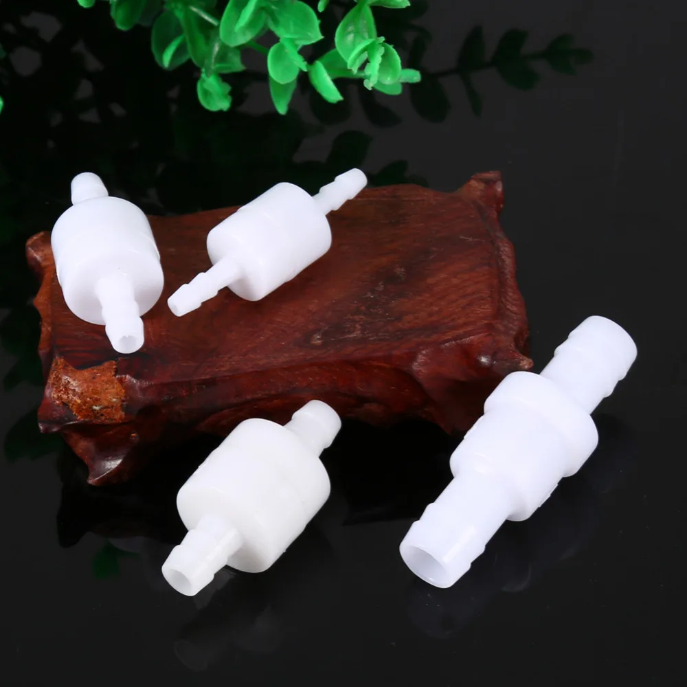 

Wholesale 4Pcs/Lot Plastic One Way Inline Check Valve Fuel Gas Liquid Water 4 6 8 12mm Each Size One Piece
