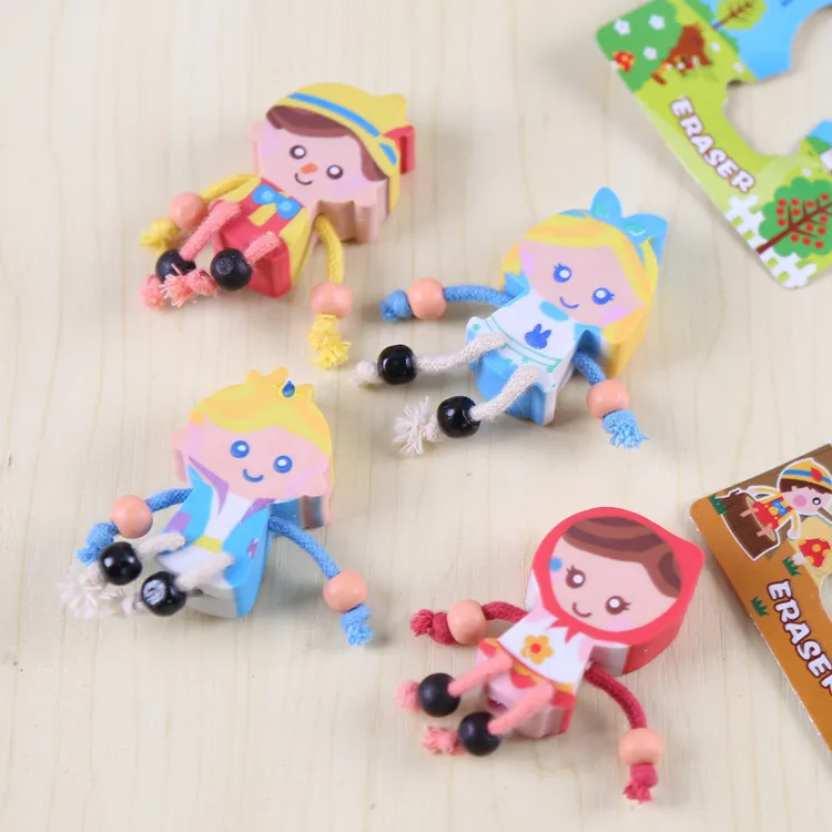 

Cartoon characters Eraser Lovely fairy tale world eraser Kid Gift School Supply Stationery material escolar escolares papelaria