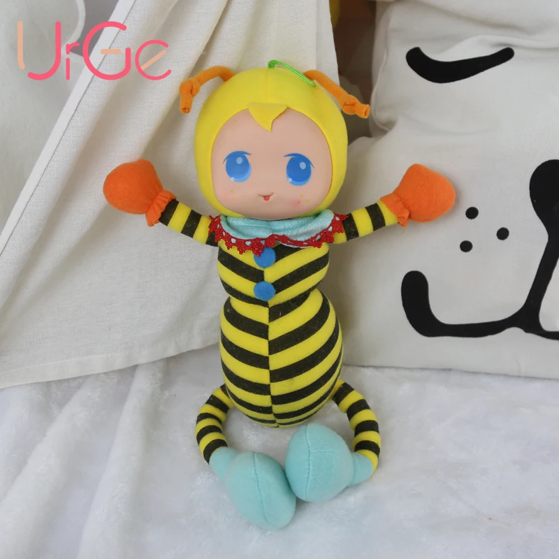 2017 Горячая Распродажа kawaii 40 см зеленая мягкая и плюшевая Модная кукла