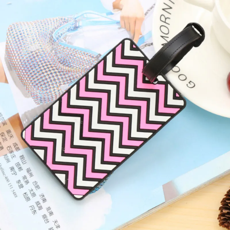 Аксессуары для путешествий волна для багажа из ПВХ подвеска адресный Держатель Силиконовый идентификатор этикетка