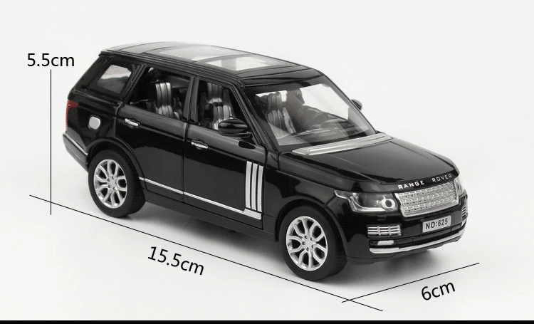 1:32 Range Rover SUV симулятор игрушки модель машины из сплава тянуть назад детские игрушки коллекция подарок внедорожный автомобиль дети 6