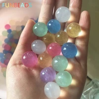 50 г/лот Funbeads 3-3,5 мм жемчужно-блестящие Кристальные грунтовые водные бусинки грязевые растущие водяные шары Свадебный домашний декор FGX - Цвет: Многоцветный