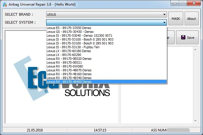 EcuVonix полный пакет (DTC Remover 1.8.8.5 + IMMO Универсальное декодирование 4 5 EDC17 Checksum Calc